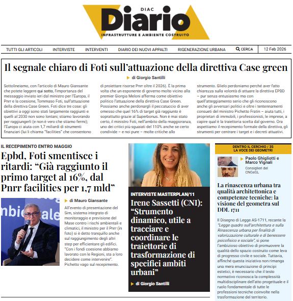 Rinascenza Urbana, la posizione dei Geometri sul DDL 1711